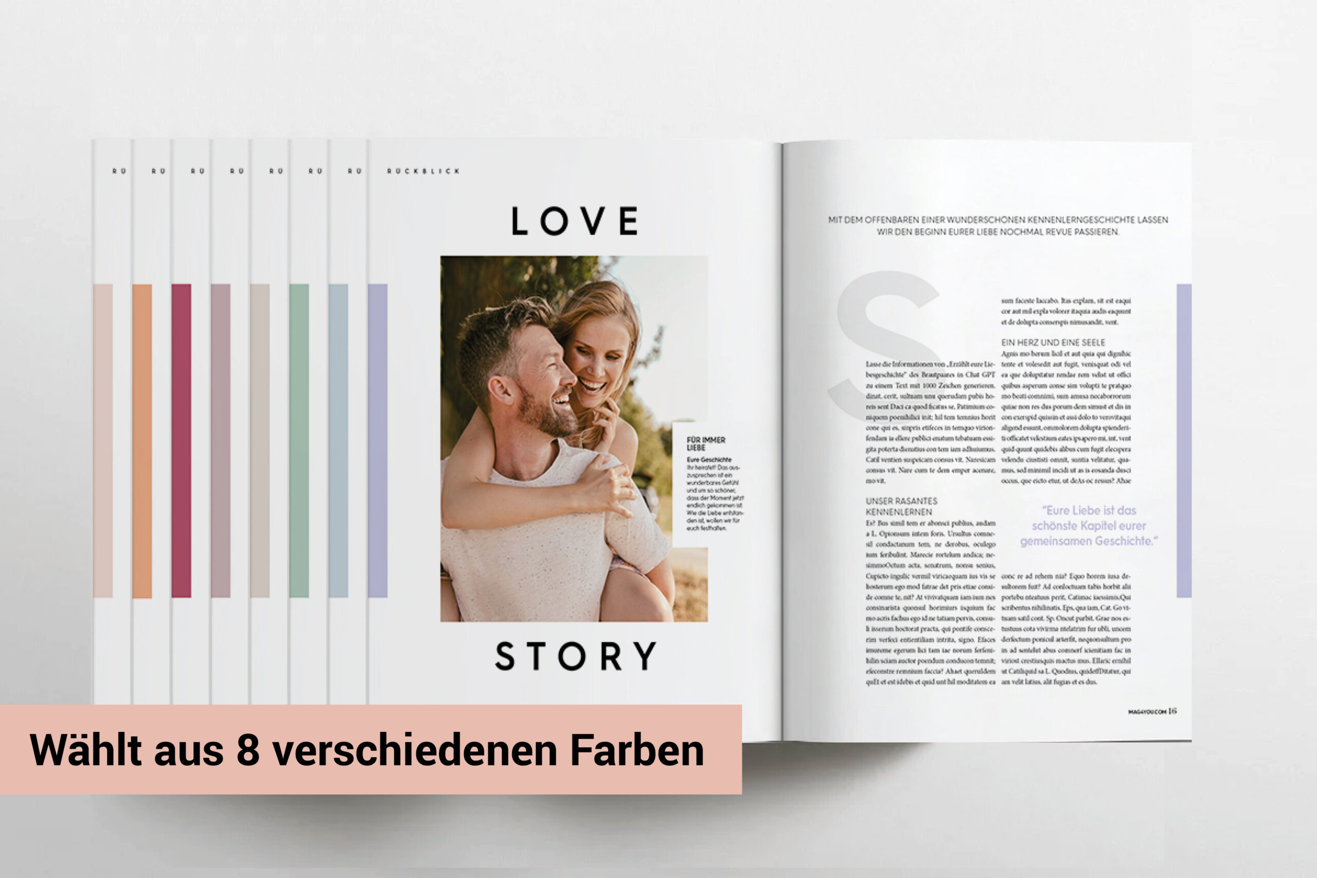 Hochzeitszeitung für die Gäste – Bild 4